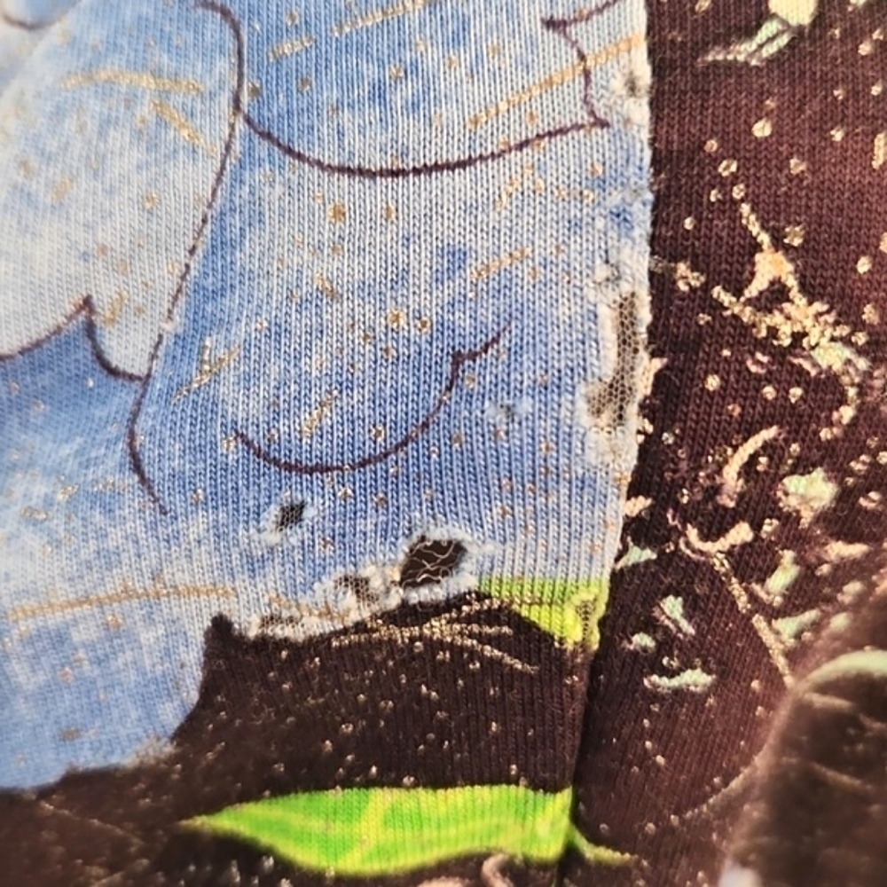 Womens Vintage Western Connection black floral quarter sleeve top size Medium. - Picture 6 of 14